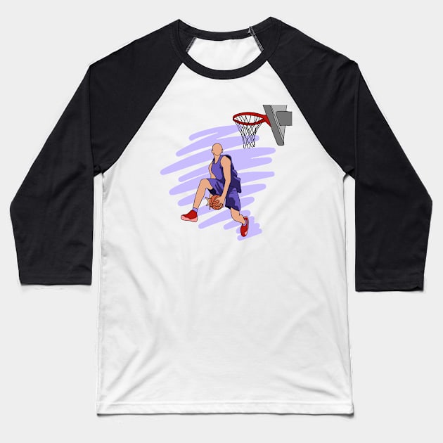 Slam Dunk Baseball T-Shirt by BarnawiMT